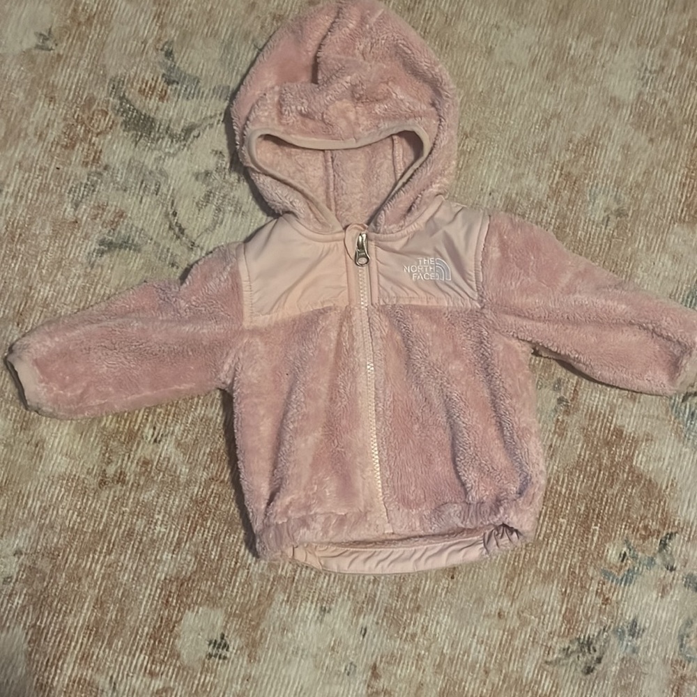 The North Face pink jacket 3-6 months - Picture 3 of 6